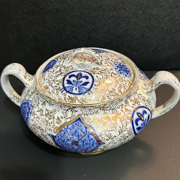 Very Rare Fenton Osaka sugar bowl from 1910- great condition - Picture 7 of 11